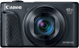 Canon Powershot SX740 HS - Cámara digital compacta con zoom óptico 40x, 20.3MP, video 4K, color plata