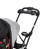Baby Trend Sit N' Stand Ultra - Silla de paseo doble para dos niños en niebla matutina