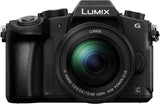 Panasonic LUMIX G85 - Cámara sin espejo 4K con sensor 16MP y estabilizador de imagen dual, cuerpo, color negro