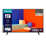 TV Hisense 43A6K LED 4K de 43" - Televisor UHD con HDR10+, Dolby Atmos y VIDAA