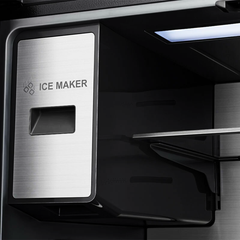 Frigorífico Americano Hisense RQ760N4IFE Negro - Puerta Francesa, No Frost, Compresor Inverter y Dispensador de Hielo/Agua