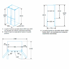 Frigorífico Americano Balay 3KME592XI - Multipuerta, No Frost, 0°C y Control Táctil