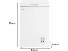 Congelador Horizontal Hisense FT125D4AWF - 125 L, Compacto y Autonomía de 24 Horas