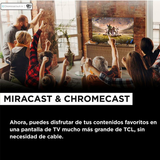 TV TCL 98C655 QLED 4K de 98" - Televisor UHD con tecnología Quantum Dot, Dolby Atmos y HDMI 2.1