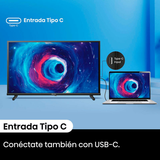 TV Hisense 40A5NQ QLED 4K de 40" - Televisor UHD, 100% Quantum Dot Color, Smart TV
