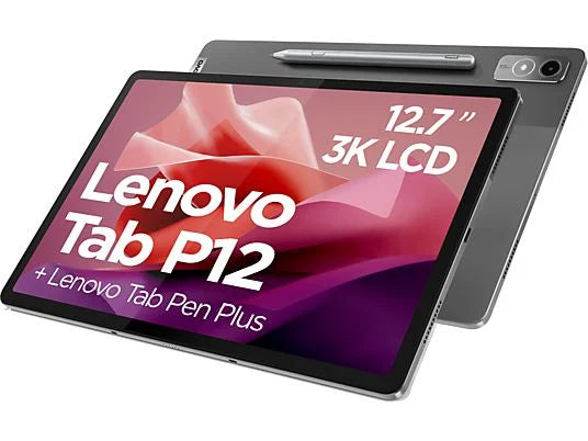Lenovo Tab P12 - Tablet con Pantalla 12.7" 3K, Procesador MediaTek y 8GB de RAM