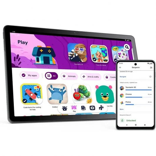 Lenovo Tab M10 Plus (3rd Gen) - Tablet 10.6" 2K, MediaTek Helio G80, 4GB RAM, 128GB Almacenamiento y Dolby Atmos