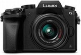 Panasonic LUMIX G7 - Cámara sin espejo 4K con objetivo 14-42mm Mega O.I.S., 16MP, color negro