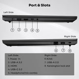 Lenovo V-Series V15 - Ordenador portátil de 15.6" FHD, AMD Ryzen 7 7730U, 40GB RAM, 1TB SSD, negro