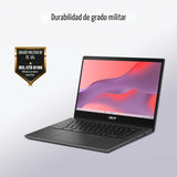 ASUS Chromebook CM14 - Portátil de 14" HD, MediaTek Kompanio 520, 4 GB de RAM, 64 GB eMMC
