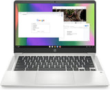 HP Chromebook 14 - Ordenador portátil de 14" HD, Intel Celeron N4120, 4GB RAM, 64GB eMMC