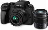 Panasonic LUMIX G7 - Cámara sin espejo 4K con objetivo 14-42mm Mega O.I.S., 16MP, color negro