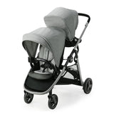 Graco Ready2Grow 2.0 - Silla de paseo doble con asiento de banco y plataforma, color Rafa
