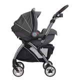 Graco SnugRider Elite - Cochecito con marco ligero para asiento de coche infantil, color negro
