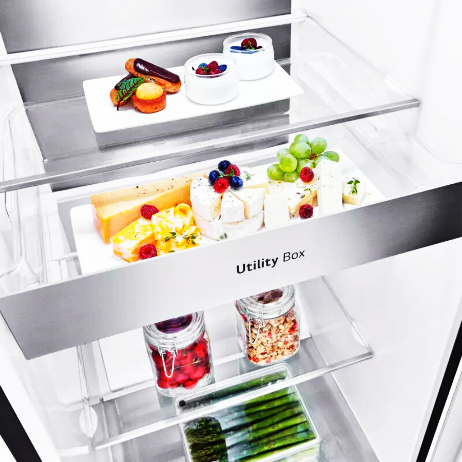 Frigorífico de 1 puerta LG GLM71MCCSX Acero Negro - 300-450 L, DoorCooling+, ThinQ y bajo ruido