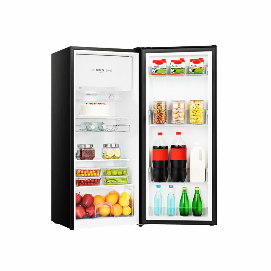 Frigorífico de 1 Puerta Hisense RR220D4BBE Negro - 165 L, Eficiencia E, bajo ruido y diseño compacto
