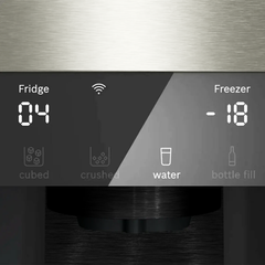 Frigorífico Americano Balay 3KME598XI Inox - 574 L, No Frost, MultiAir Flow y 39 dB