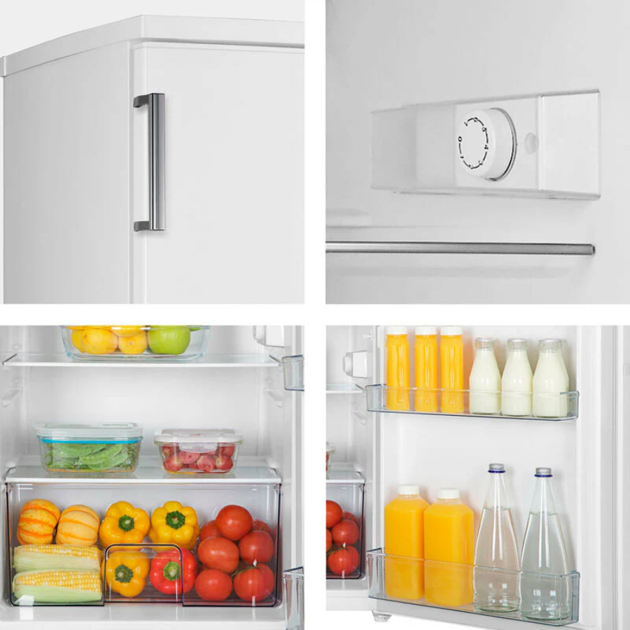 Frigorífico de 1 Puerta Hisense RL170D4BWE Blanco - 133 L, Eficiencia E y puerta reversible