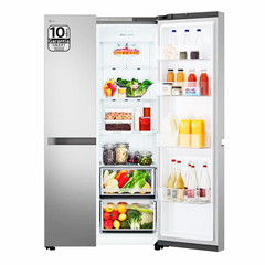Frigorífico Americano LG GSBC40PYPE Inox - Puertas francesas, Compresor Inverter y Dispensador de Hielo/Agua