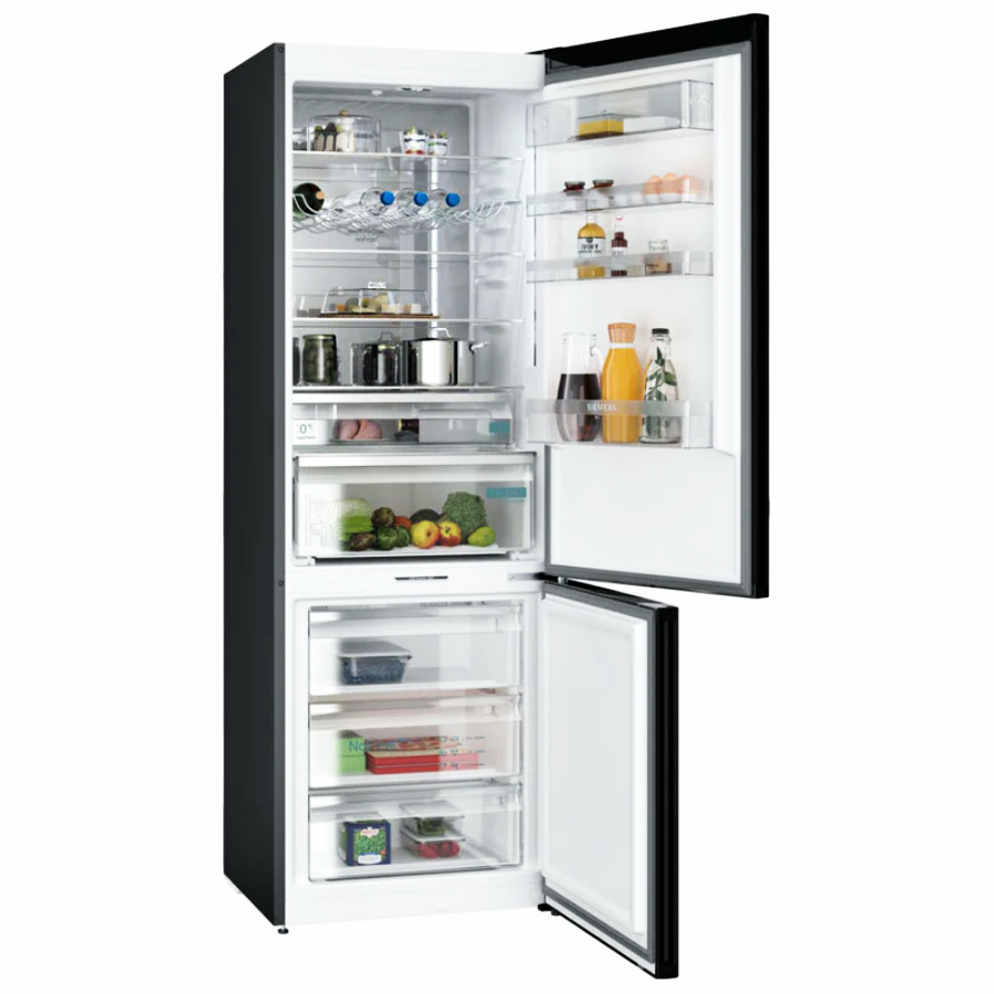 Frigorífico Combi Siemens KG49NAXCF Negro - noFrost, HyperFresh 0ºC, Multi AirFlow y Eficiencia C