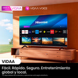 TV Hisense 50A6N LED 4K de 50" - Televisor UHD con Smart TV, modo juego y HDMI/USB