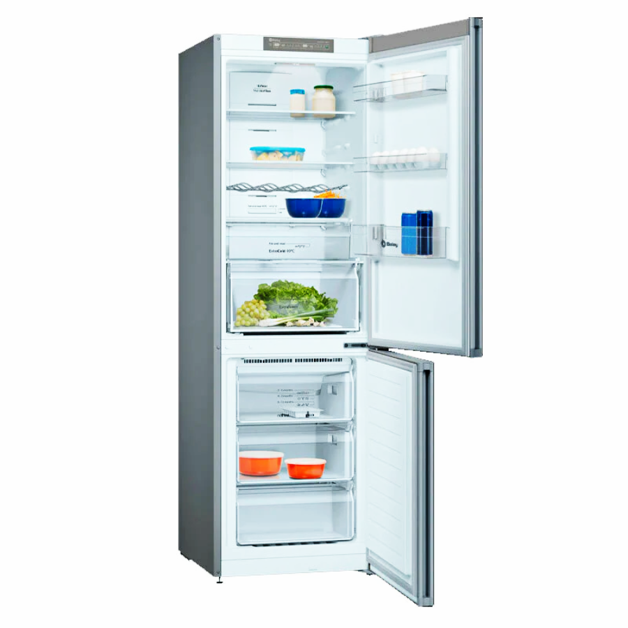 Frigorífico Combi Balay 3KFD565AI Gris - 326 L, No Frost, Motor Inverter y Cajones ExtraFresh/ExtraCold