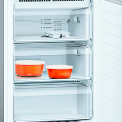 Frigorífico Combi Balay 3KFD565AI Gris - 326 L, No Frost, Motor Inverter y Cajones ExtraFresh/ExtraCold