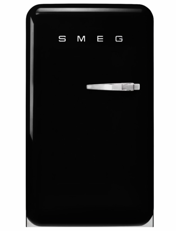 Frigorífico 1 Puerta Smeg FAB10RBL5 Negro - 122 L, Diseño Retro, 37 dB y Eficiencia E