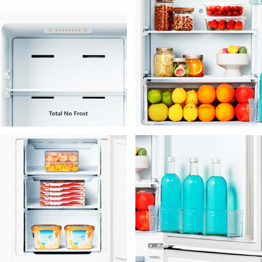 Frigorífico Combi Hisense RB329N4AWE Blanco - 255 L, No Frost, Eficiencia E y bajo ruido