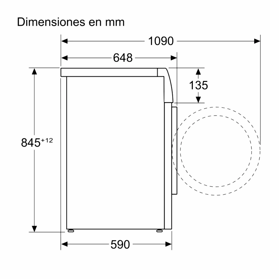 Lavadora Bosch WGB254A1ES - 10 kg, i-DOS, Eficiencia A, WiFi y AquaStop