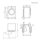 Lavasecadora AEG LWR7316O4O - 10 kg de lavado, 6 kg de secado, ProSense y Motor Inverter