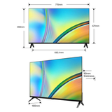 TV TCL 32S5400AF LED de 32" - Televisor FHD, 1080p con Dolby Atmos, 60Hz y Smart TV