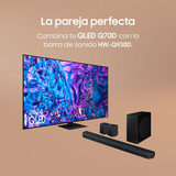 TV Samsung TQ55Q70DATXXC QLED 4K de 55" - Televisor UHD con Quantum HDR, 120Hz y Dolby Atmos