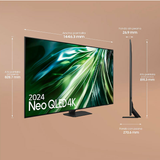 TV Samsung TQ65QN90DATXXC Neo QLED 4K de 65" - Televisor UHD con Quantum Matrix, 144Hz y Dolby Atmos