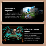 TV Samsung TQ65QN90DATXXC Neo QLED 4K de 65" - Televisor UHD con Quantum Matrix, 144Hz y Dolby Atmos