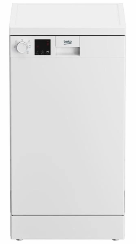 Lavavajillas Beko DVS05024W - 10 cubiertos - 45 cm - Blanco