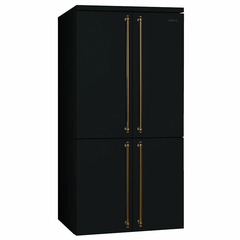 Frigorífico Americano Smeg FQ60CAO6 Gris Antracita - 572 L, No Frost, 37 dB y Diseño Colonial